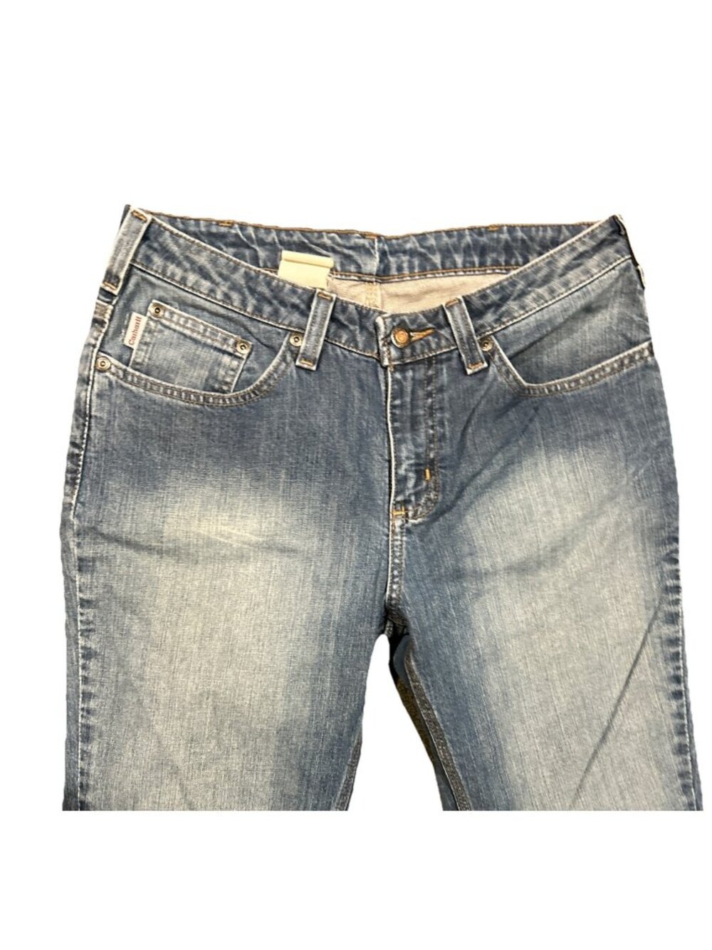 Carhartt Jeans Women Size 10x28 ACTUAL MENS 31x28 90's Faded Traditional Fit - Picture 3 of 9